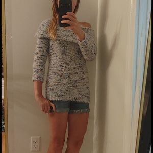 Lauren Conrad off-the-shoulder sweater